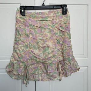 Wild Fable Floral Mock Elevator Skirt